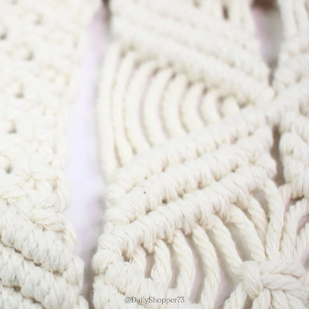 NWOT Ashland Dip Dyed Intricate Macrame Wall Hanging